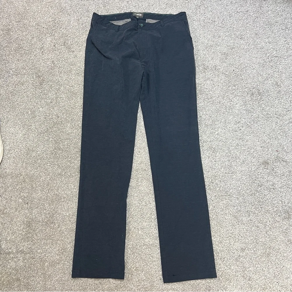 Linksoul Pants Mens 36L Blue Boardwalker Five-Pocket Golf Performance Stretch